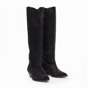 Isabel Marant black knee high boots